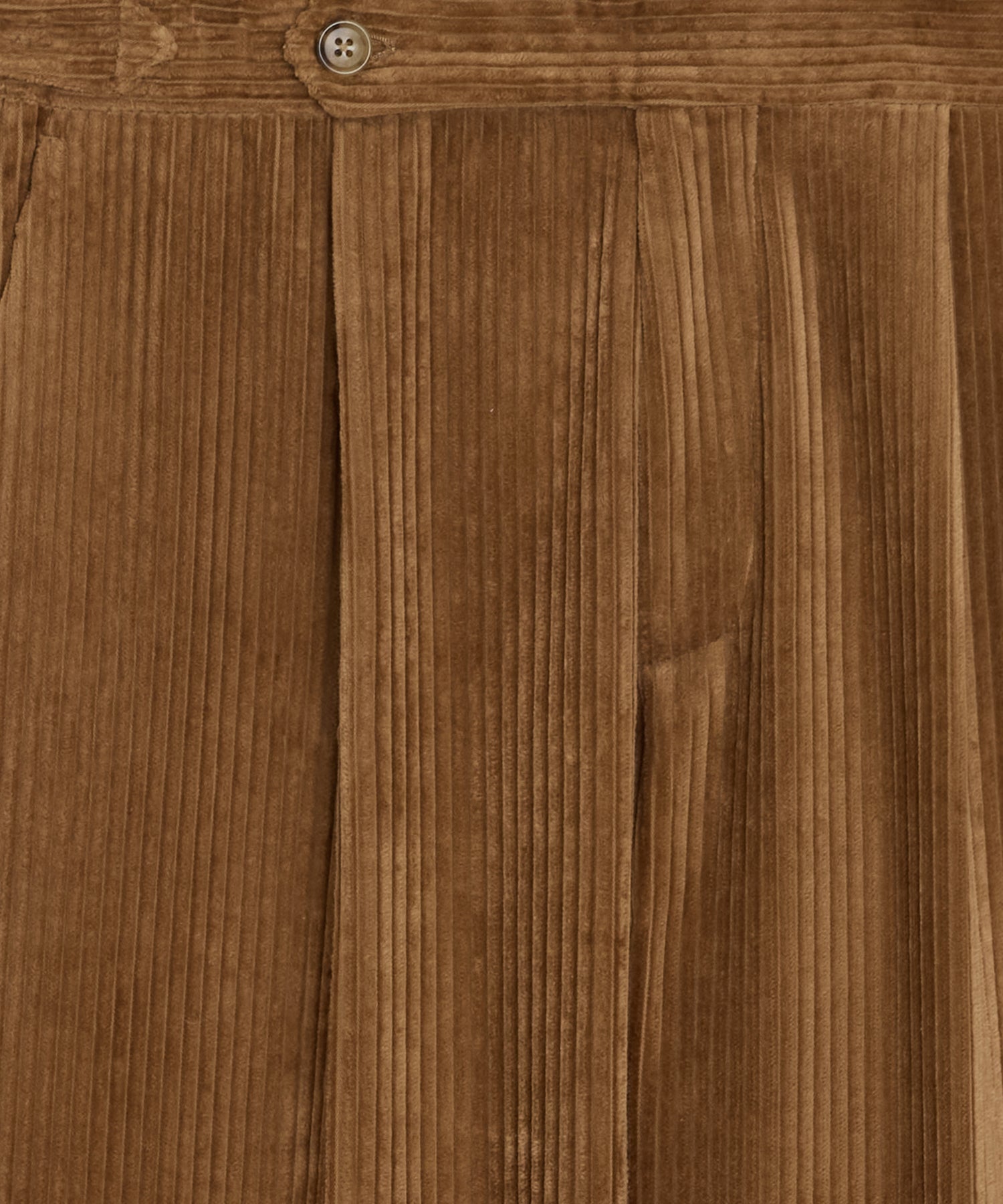 Italian Wide Wale Corduroy Side Tab Trouser