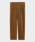 Italian Wide Wale Corduroy Side Tab Trouser