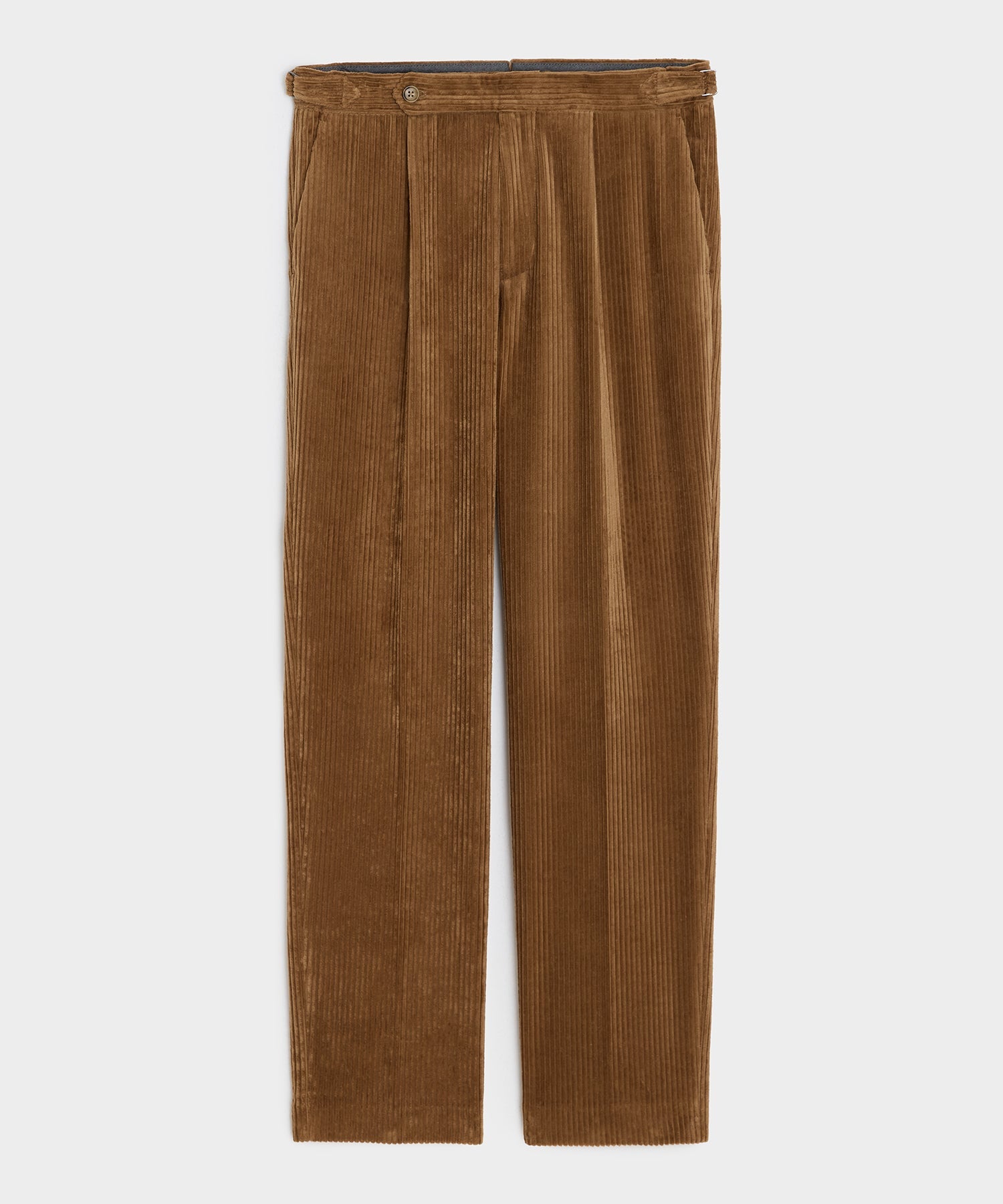 Italian Wide Wale Corduroy Side Tab Trouser