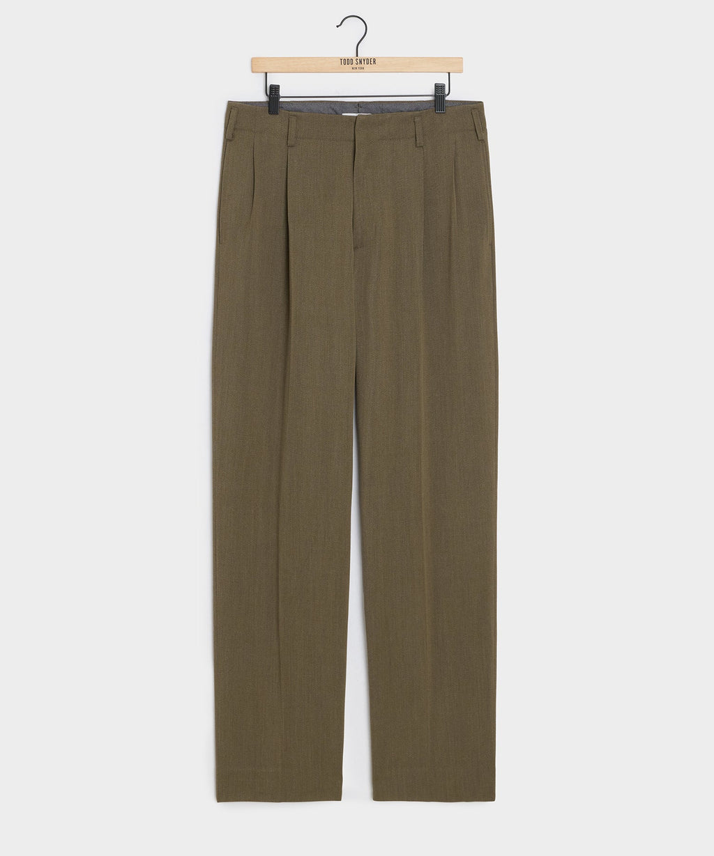 Italian Cavalry Twill Hollywood Trouser
