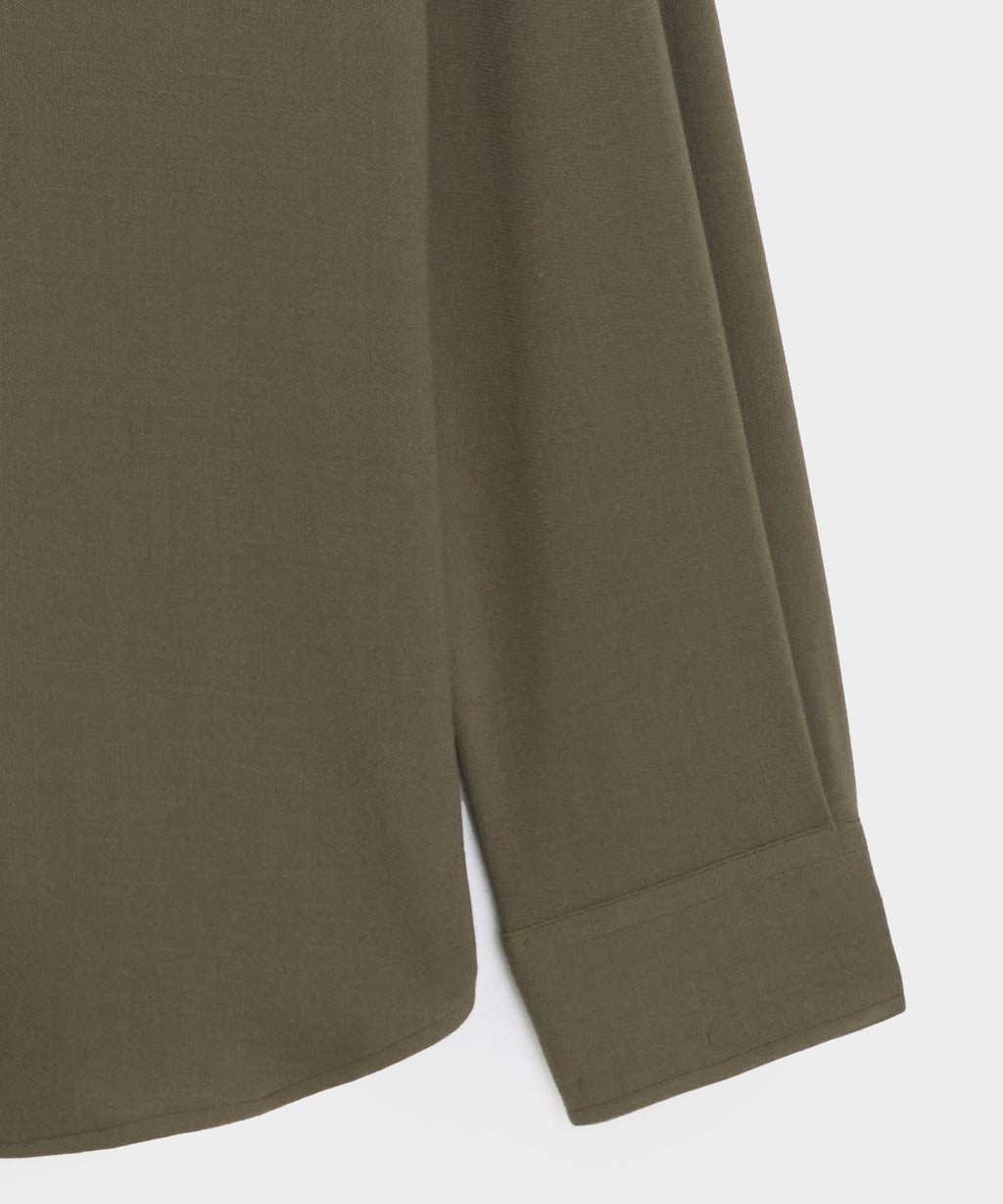 Italian Crepe Wool Shirt
