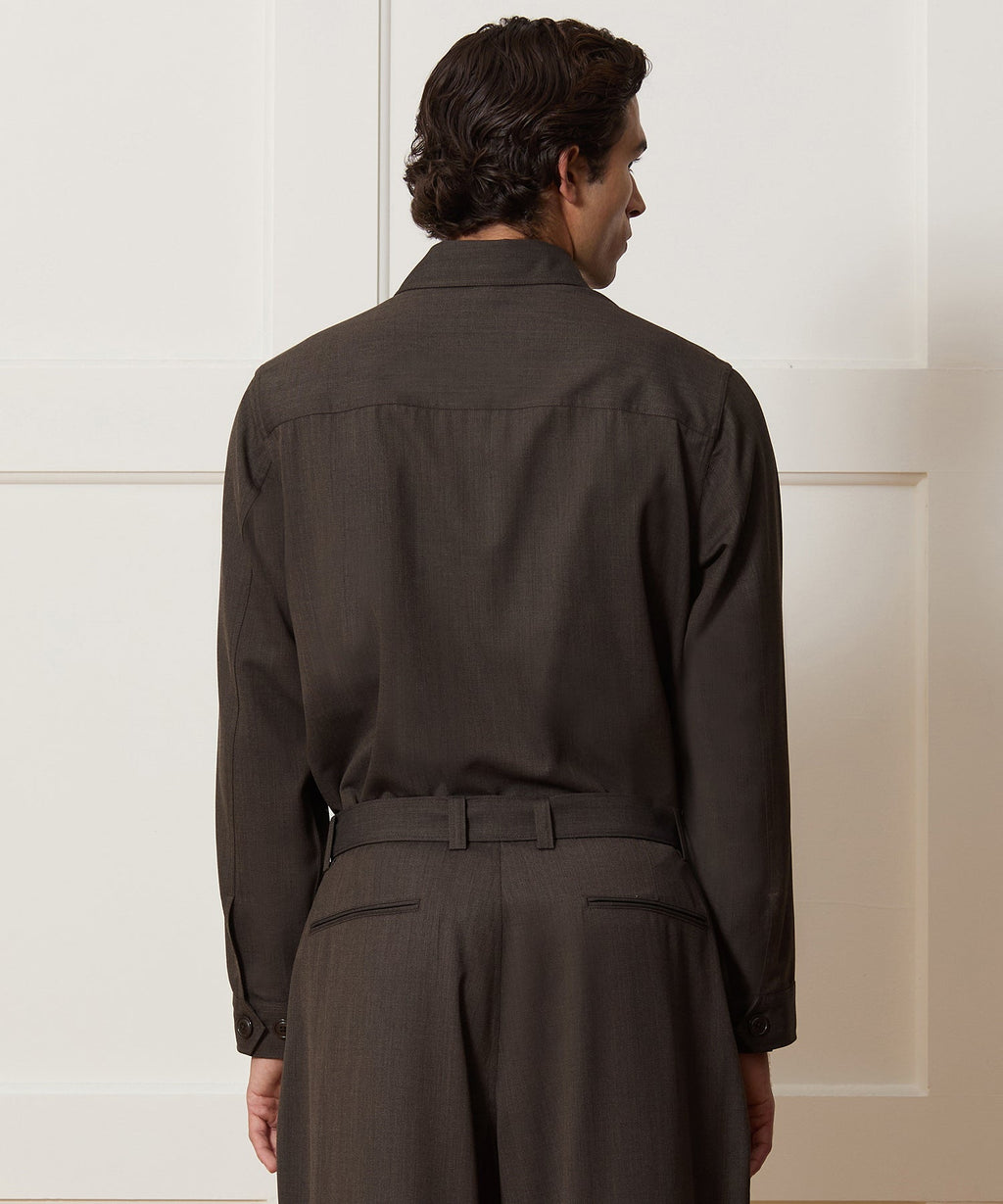 Italian Cavalry Twill Utility Shirt