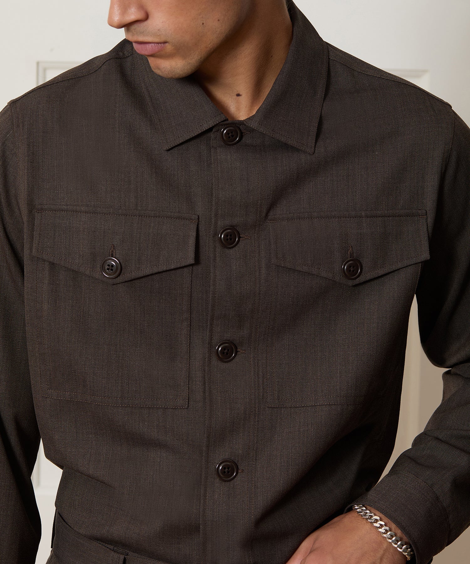 Italian Cavalry Twill Utility Shirt