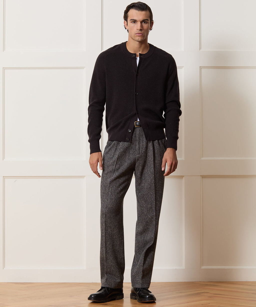 Merino Crewneck Cardigan