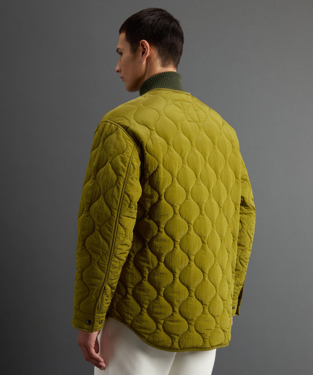 Todd Snyder X Woolrich Onion Quilted Jacket in Citron