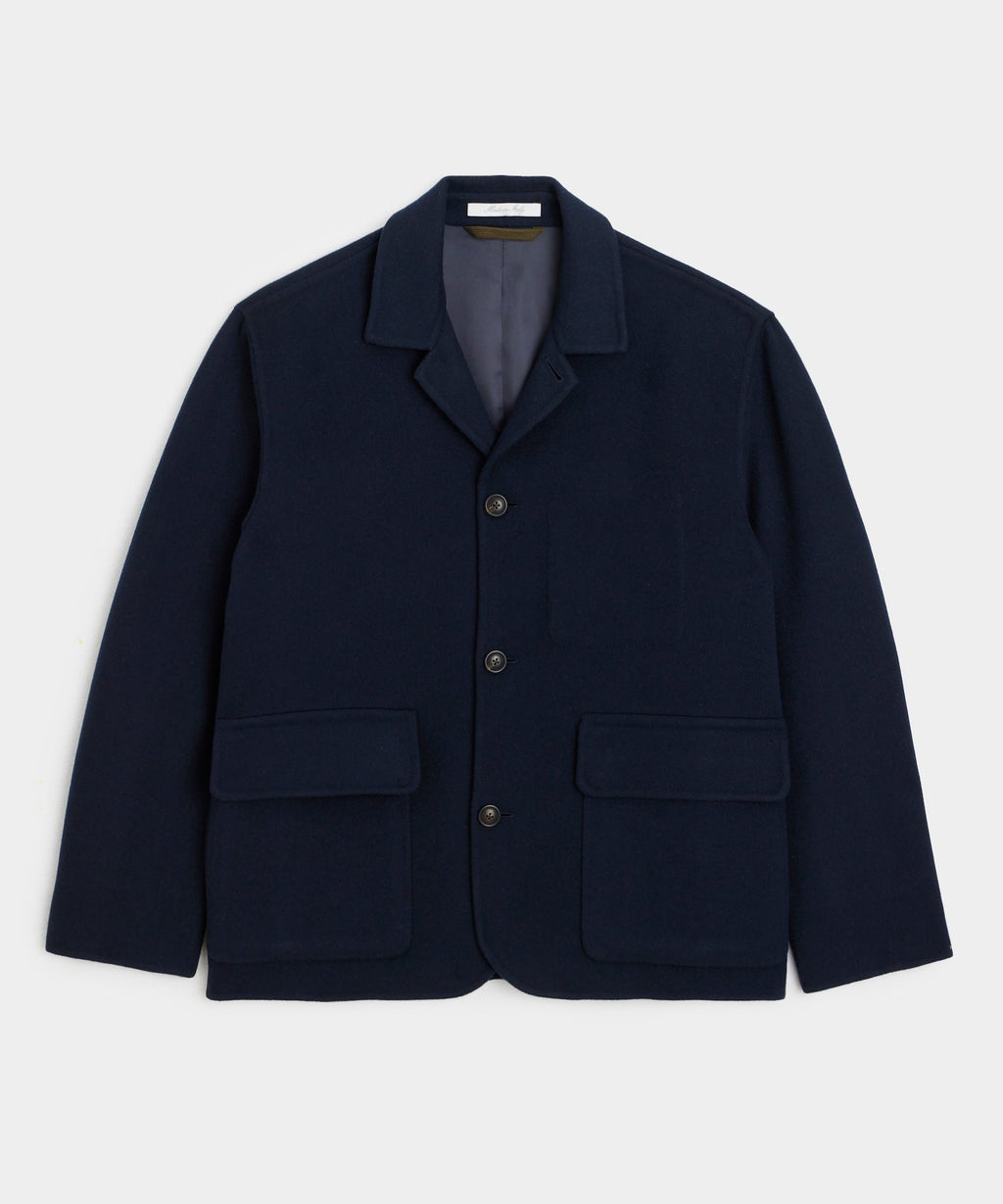 Relaxed Italian Cashmere Walking Jacket
