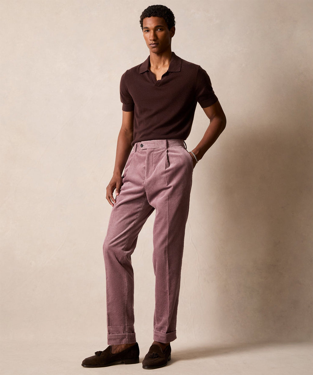 Italian Wide Wale Corduroy Madison Trouser