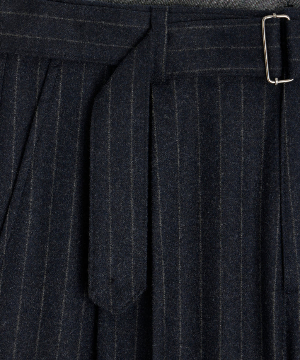 Italian Wool Self Belt Trouser