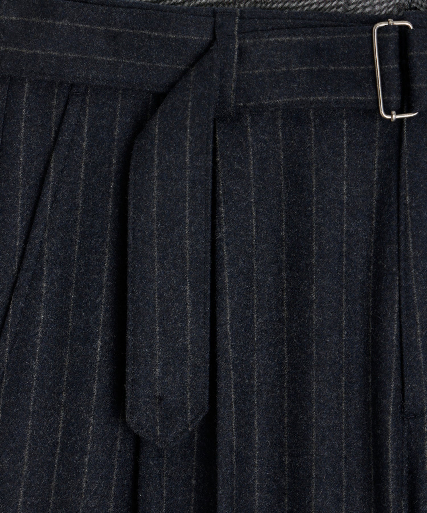 Italian Wool Self Belt Trouser