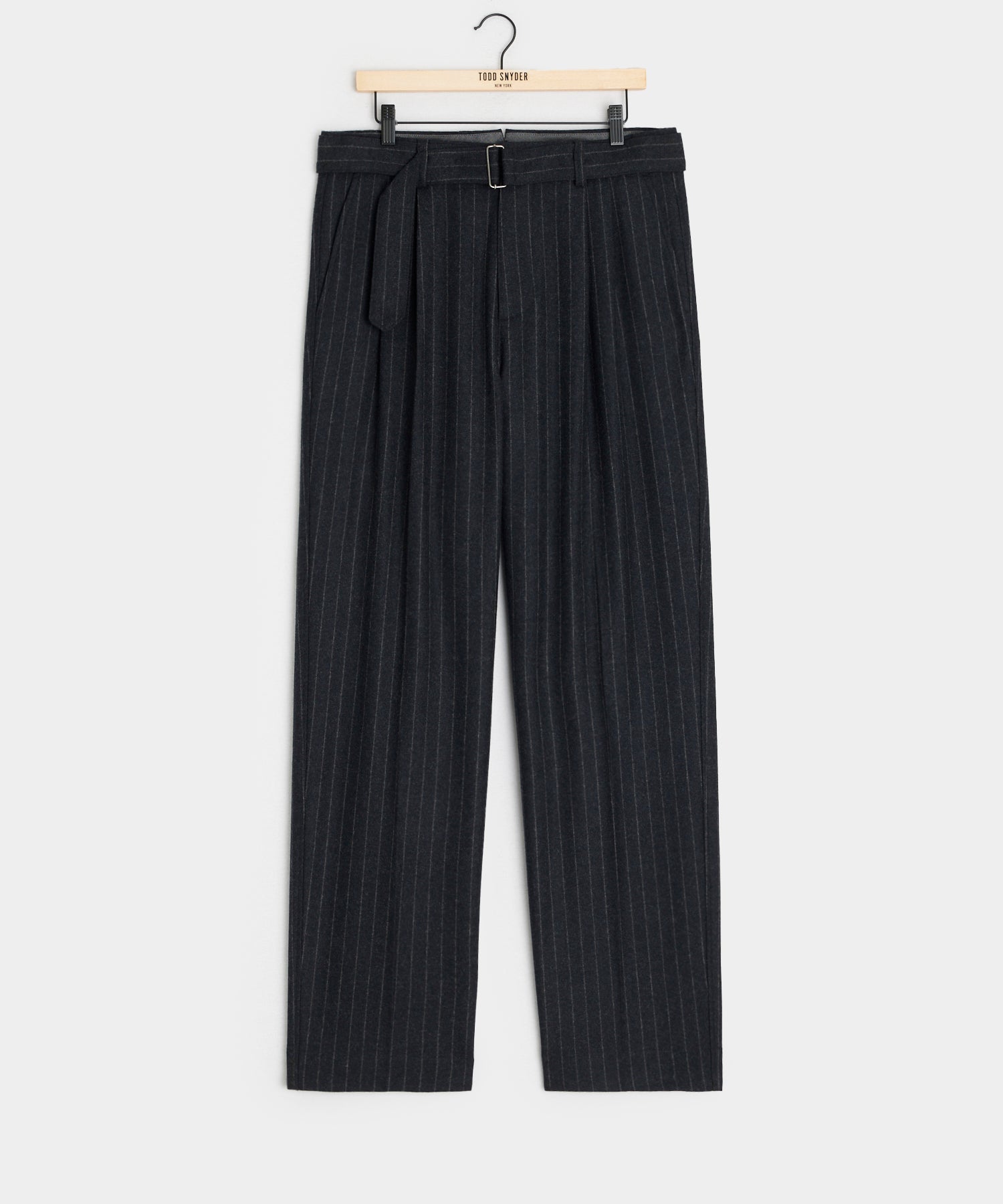 Italian Wool Self Belt Trouser