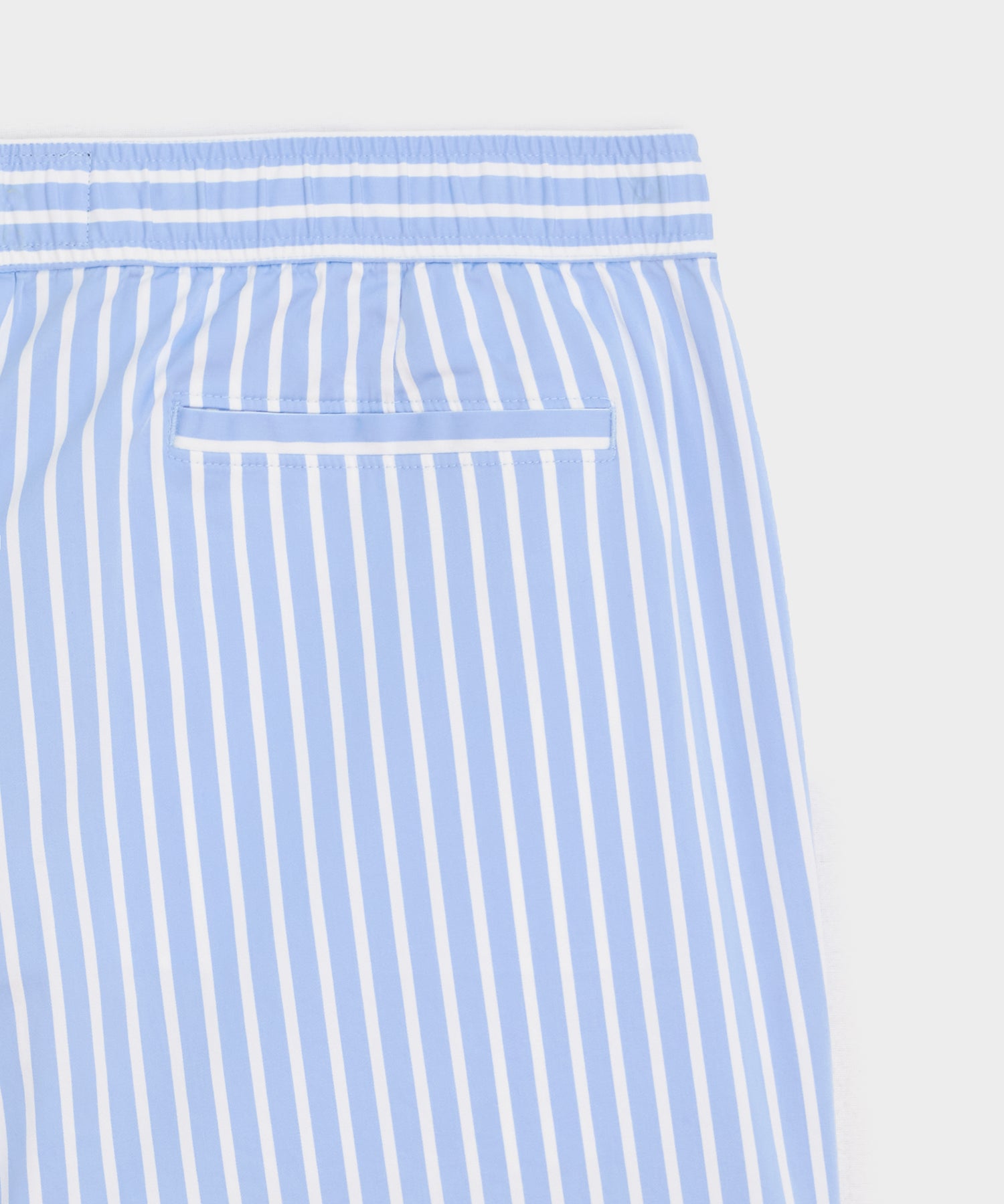 5" Striped Poplin Short