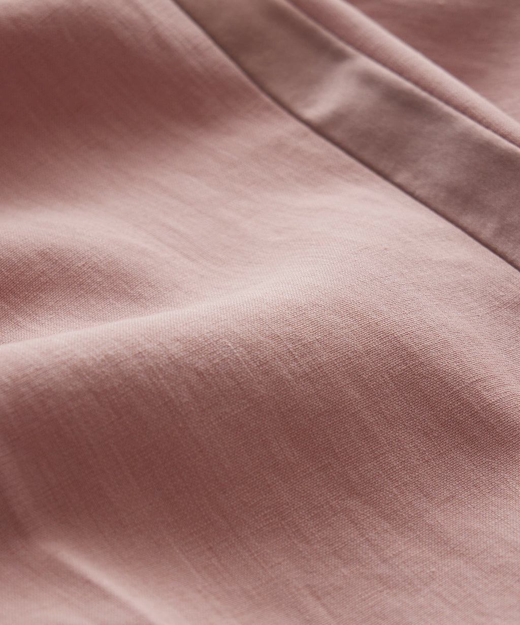 Relaxed Italian Sueded Linen Tuxedo Trouser