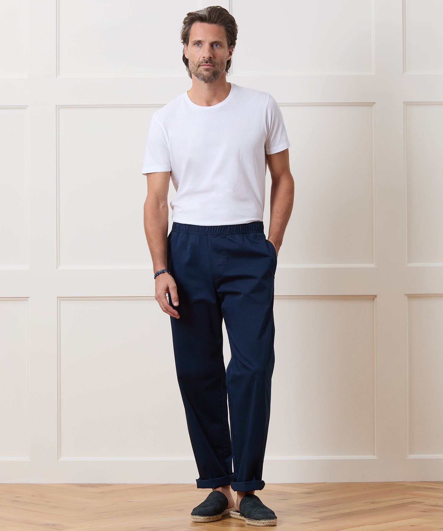 Relaxed Poplin Leisure Pant