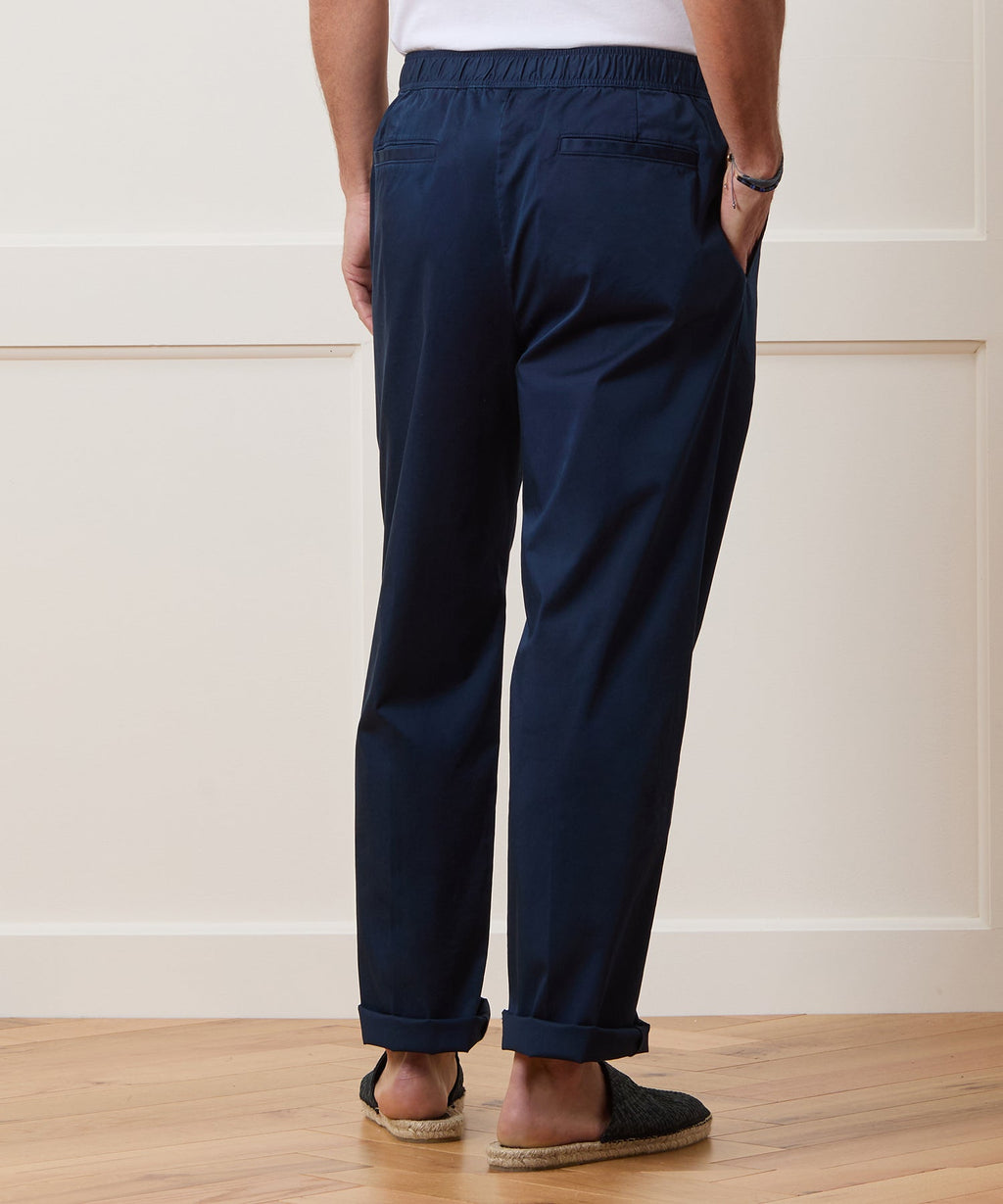 Relaxed Poplin Leisure Pant