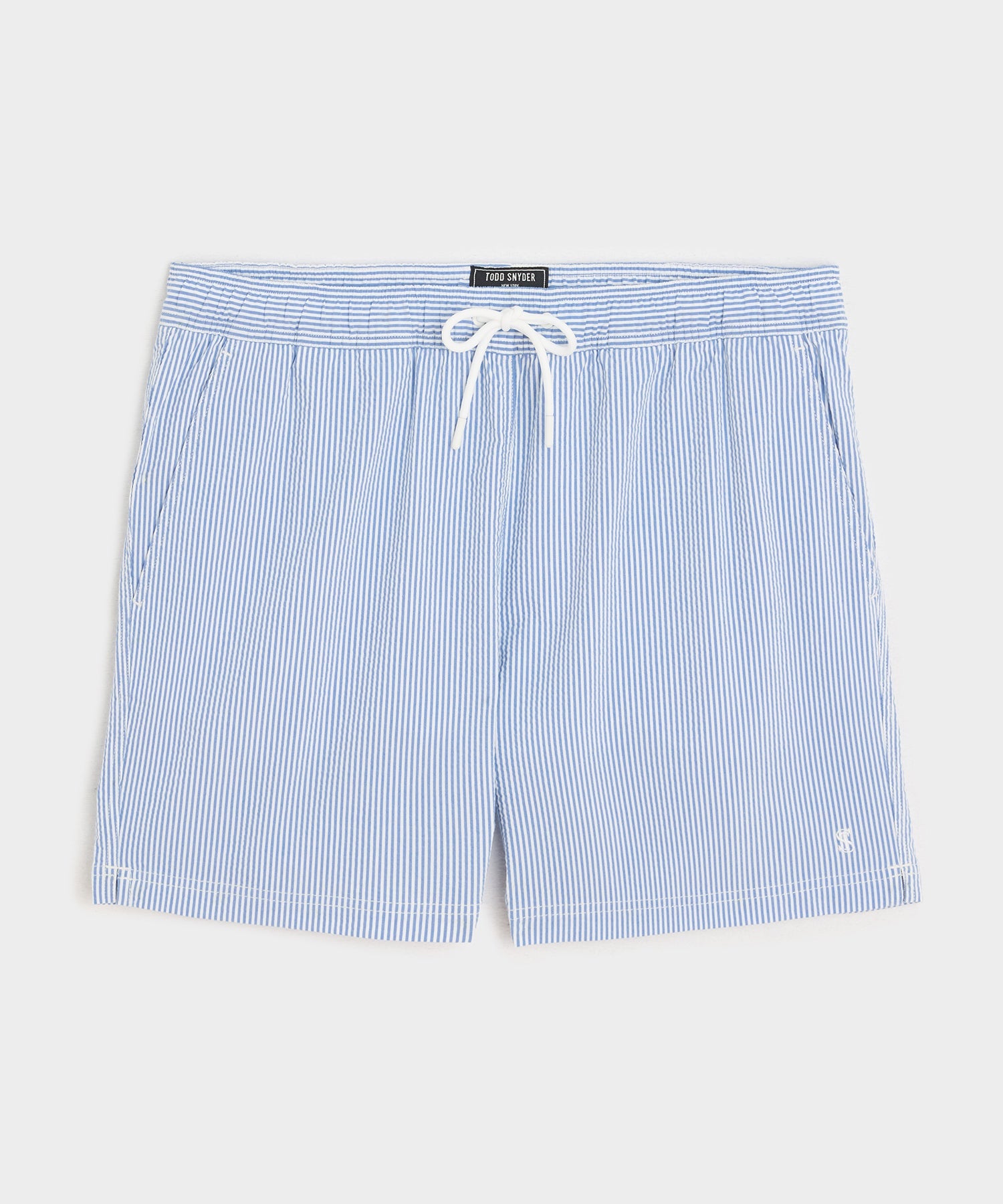 5" Seersucker Montauk Swim Trunk