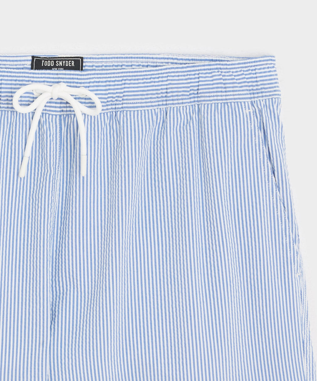 5" Seersucker Montauk Swim Trunk