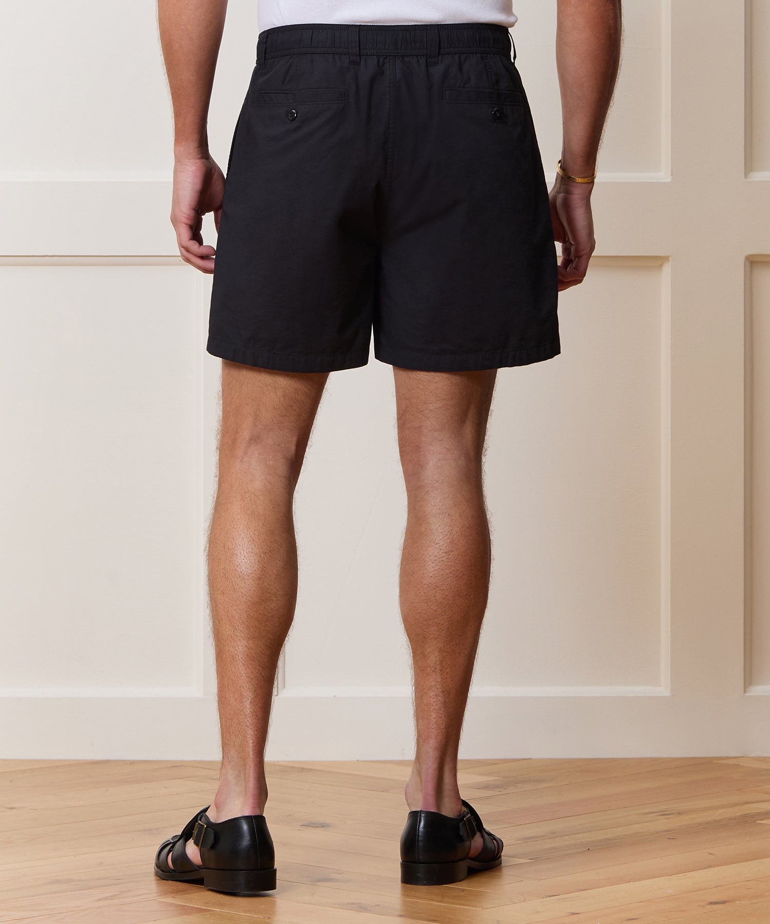 5" Floral Cotton Beachcomber Short
