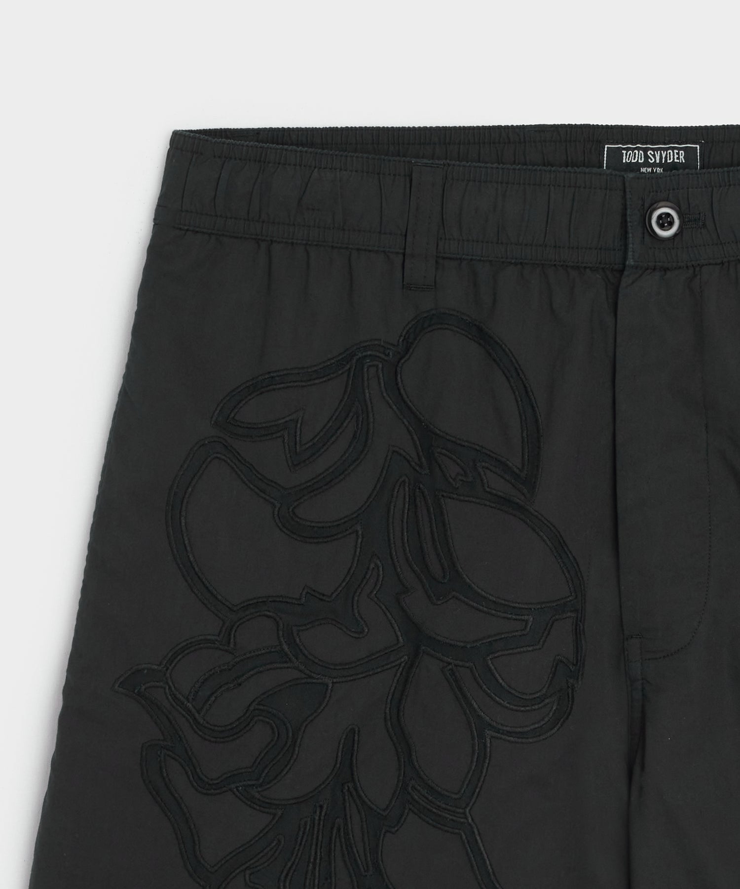 5" Floral Cotton Beachcomber Short