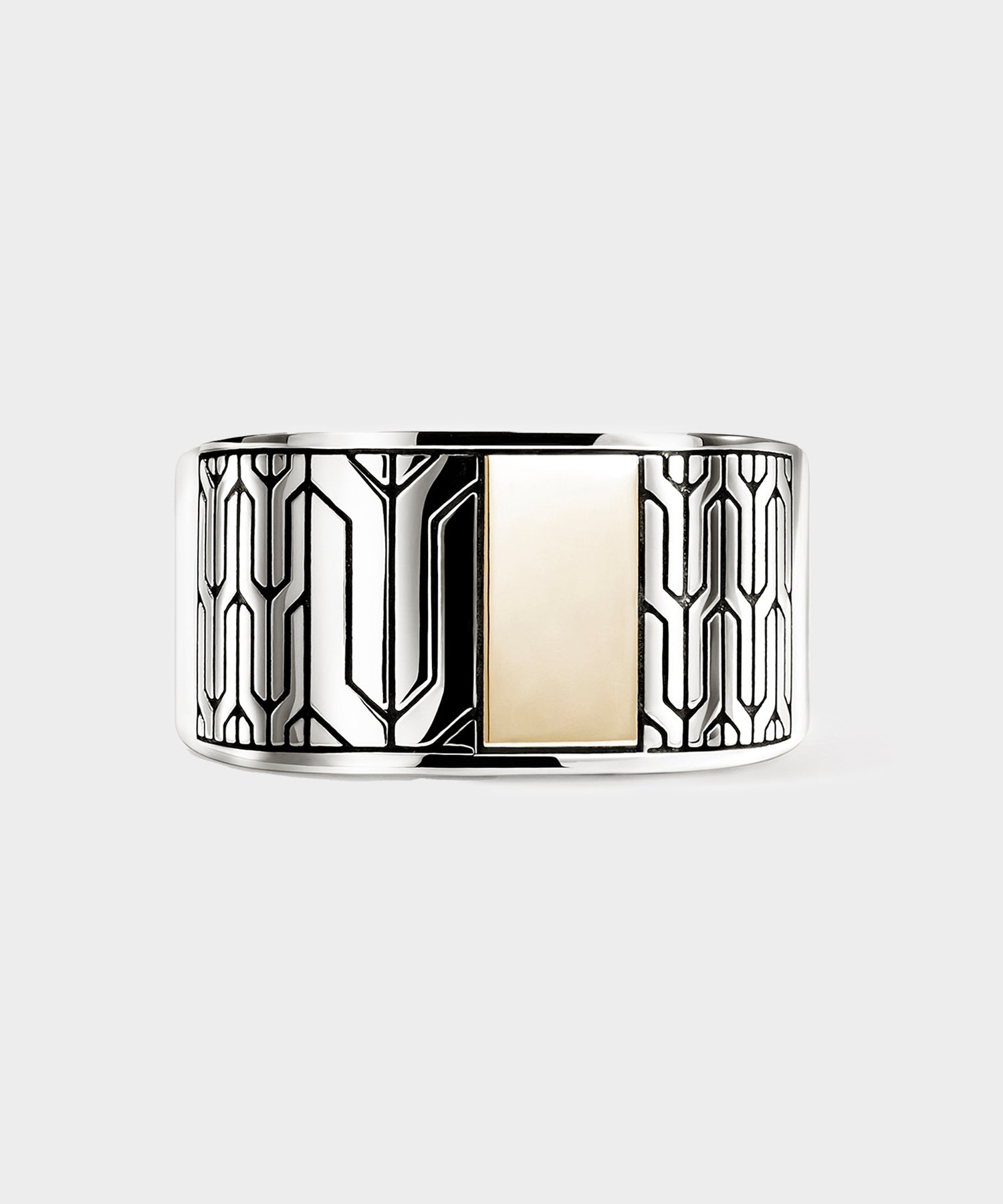 John Hardy 14K Gold Icon 50 Signet Ring