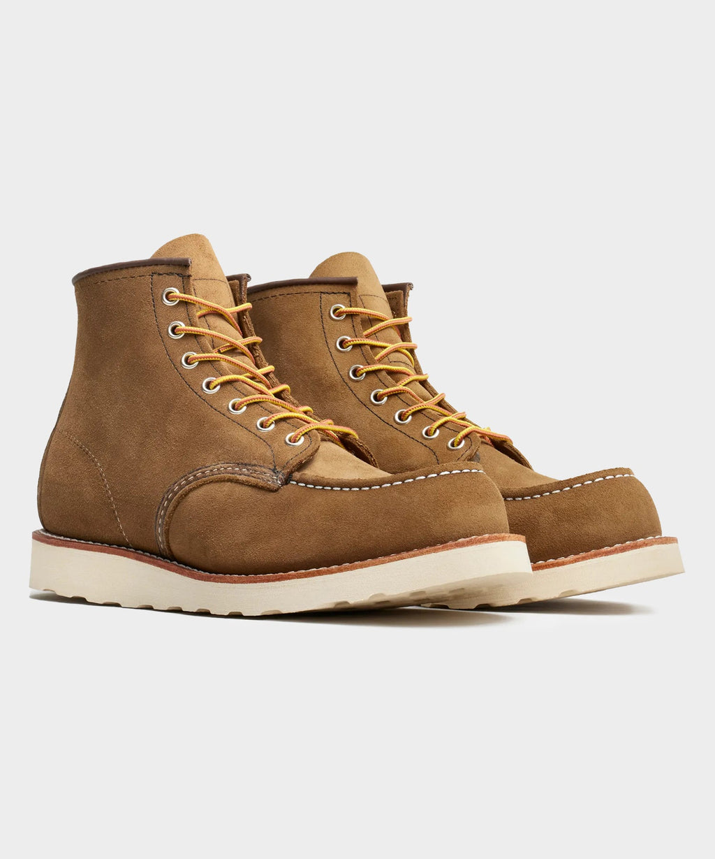 Red Wing 6-in Classic Suede Moc Boot