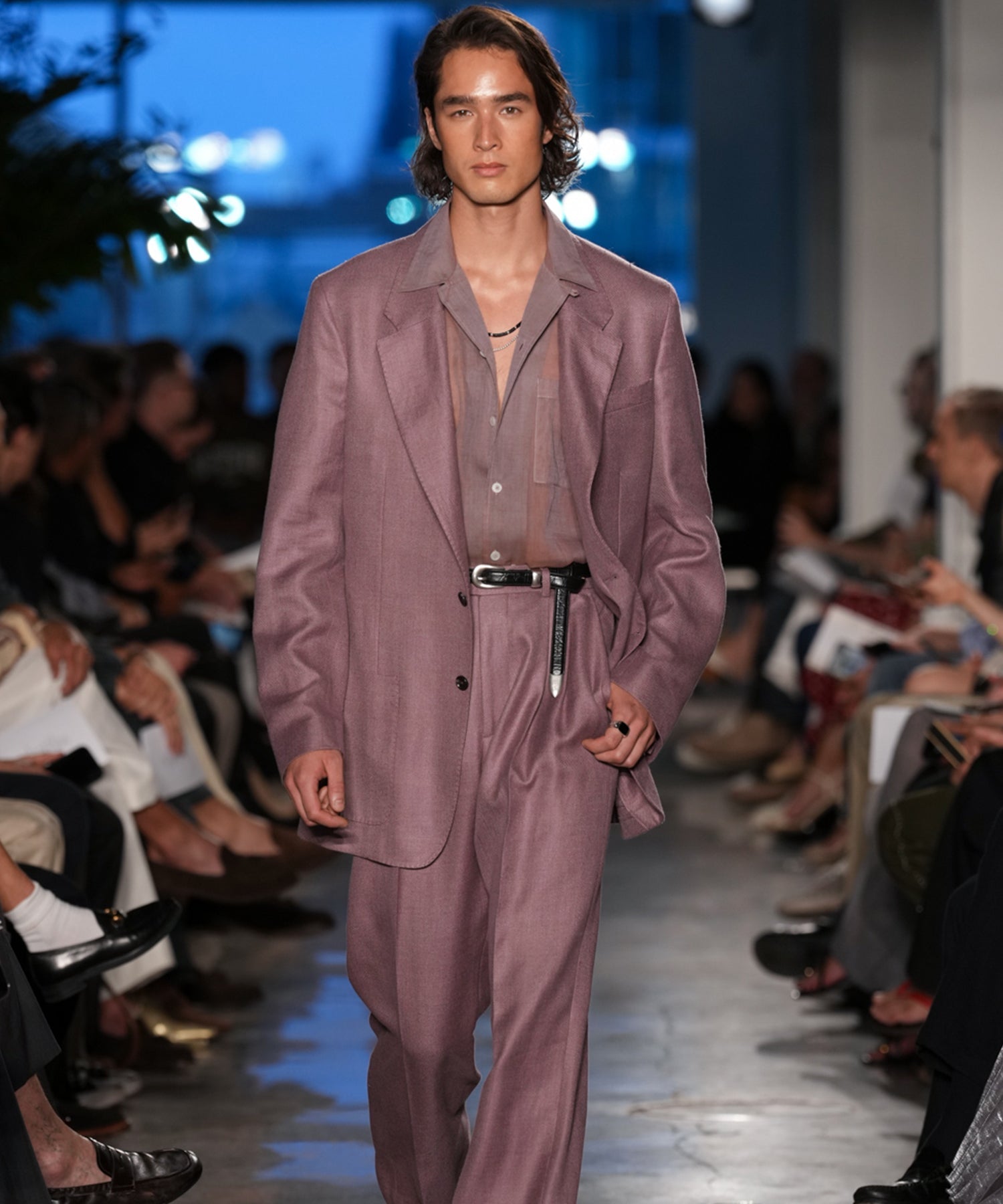 Italian Linen-Wool Single-Breasted Wythe Jacket