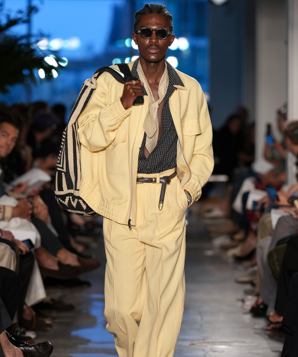 Italian Sueded Linen Gaucho Pant