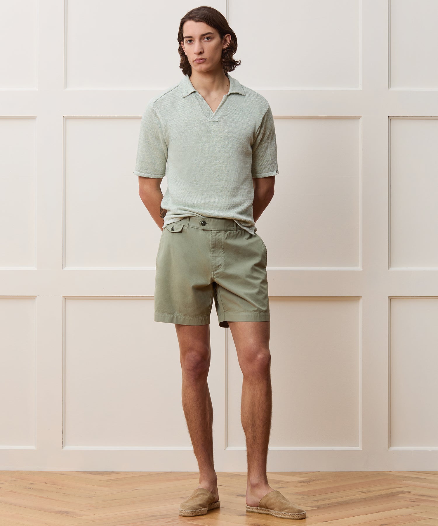Inis Meáin Washed Linen Polo