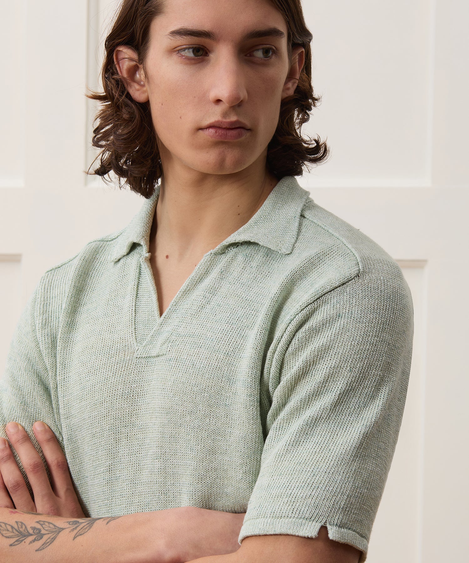 Inis Meáin Washed Linen Polo