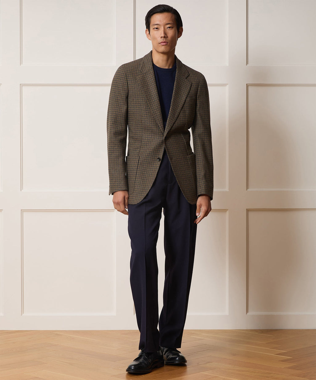 Wool Houndstooth Sport Coat