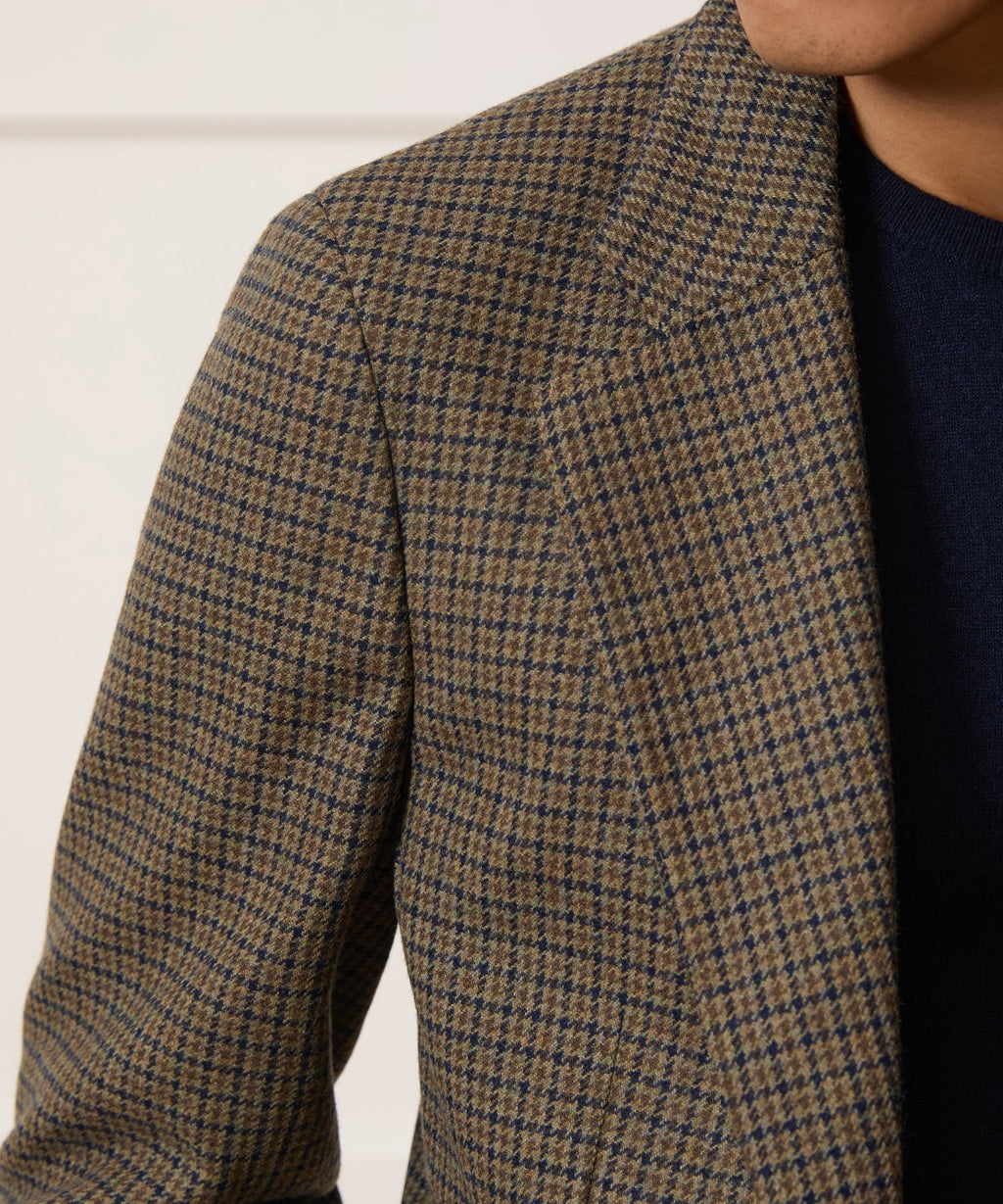 Wool Houndstooth Sport Coat