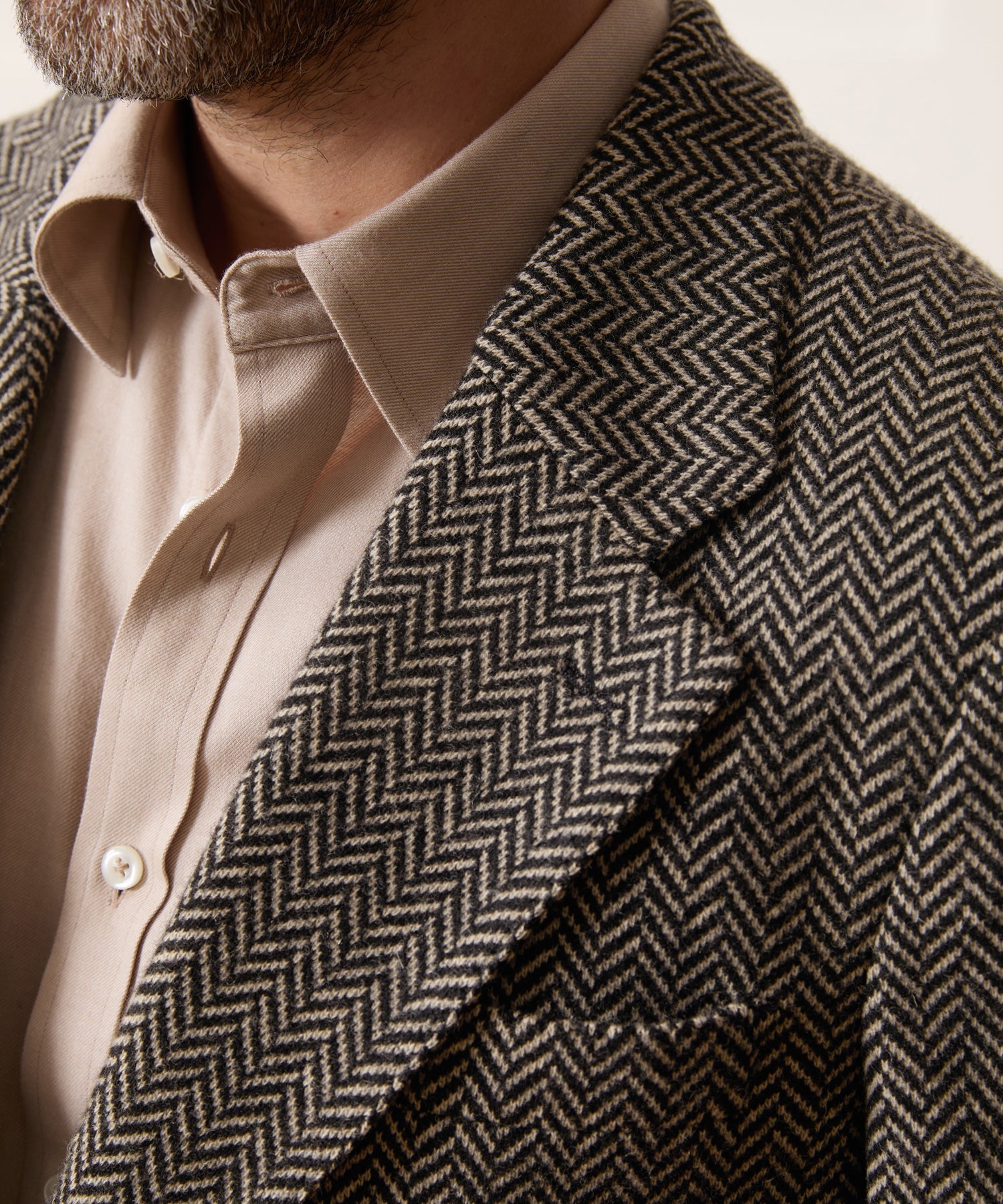 Wool Herringbone Sport Coat