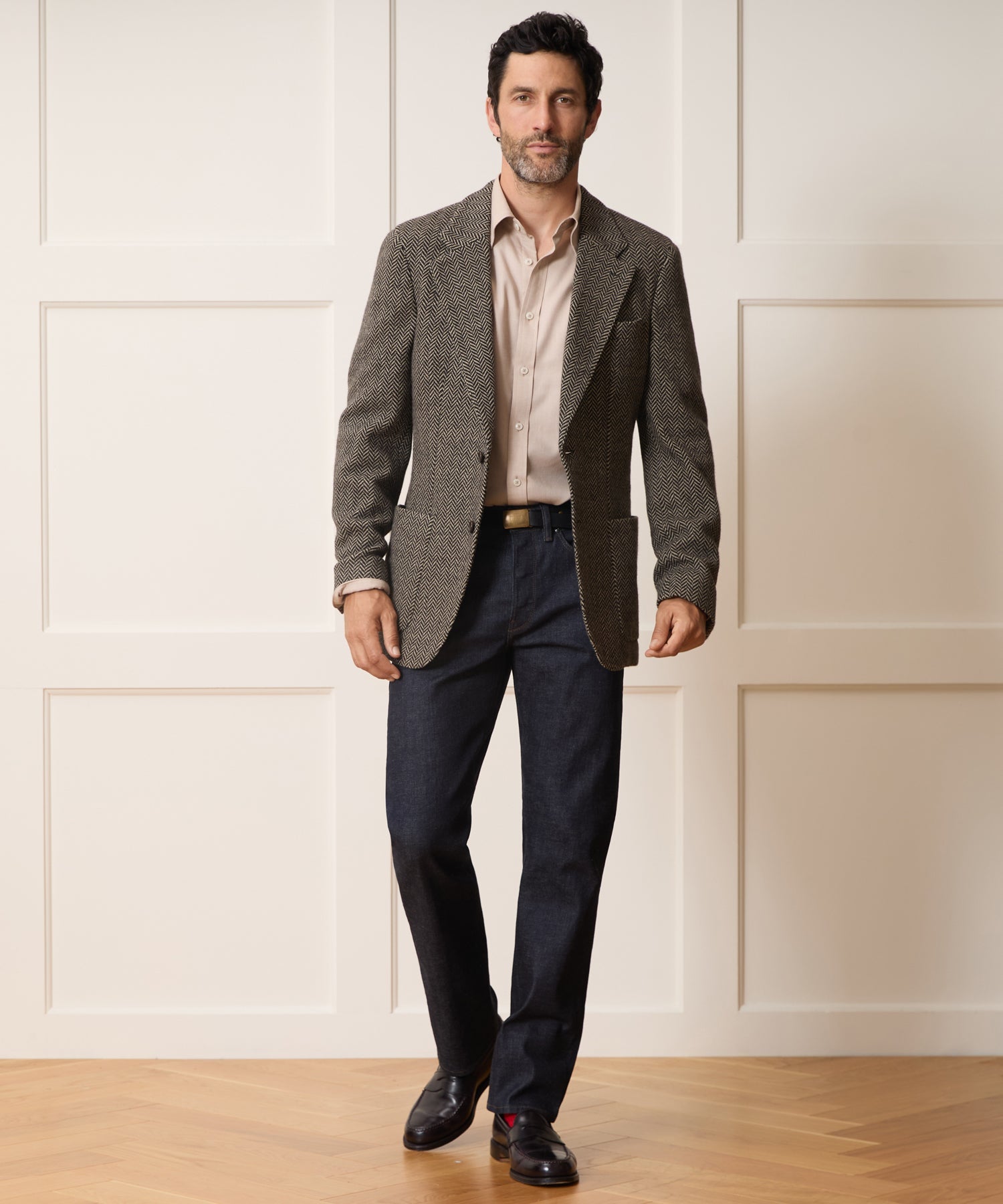 Wool Herringbone Sport Coat