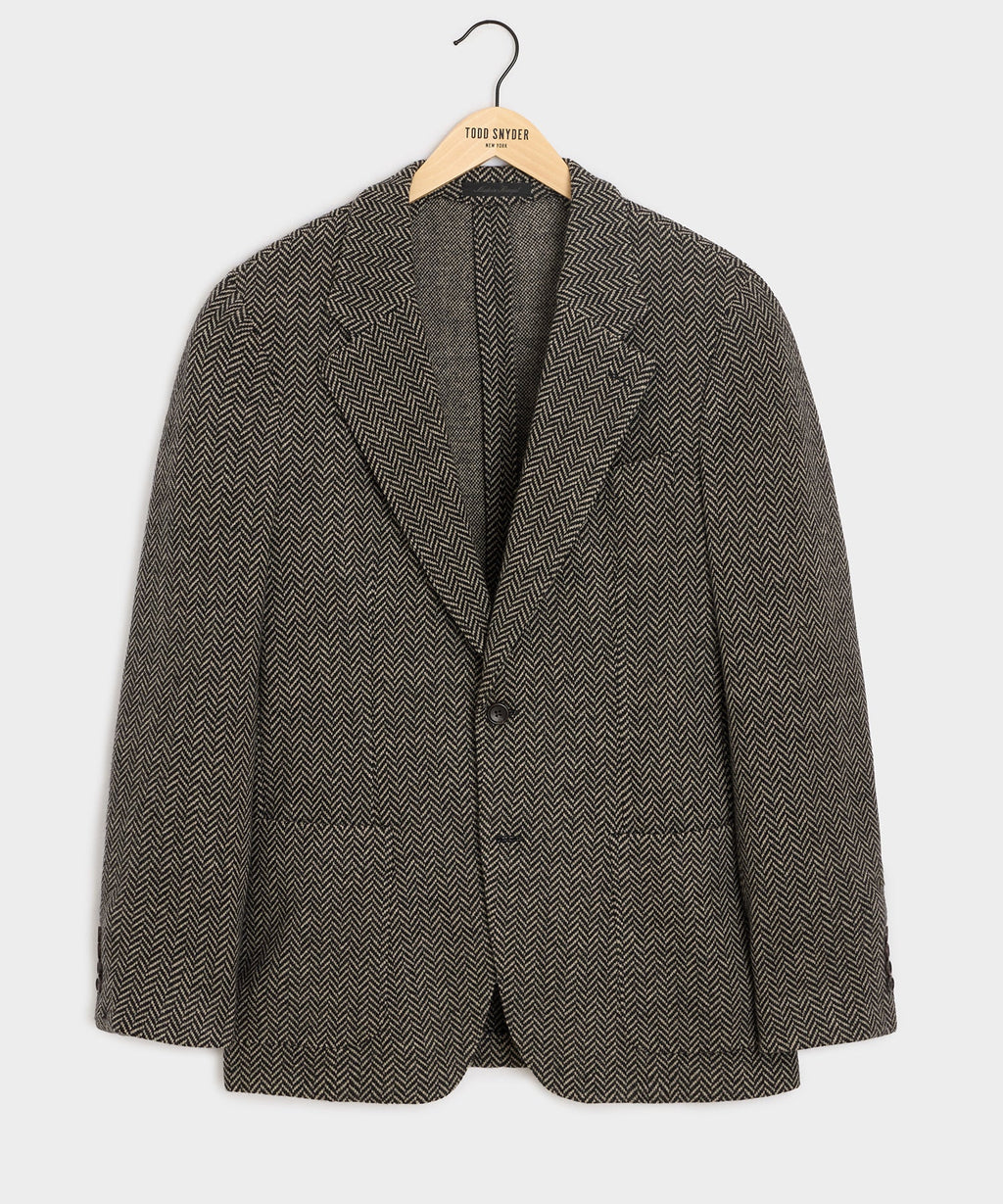 Wool Herringbone Sport Coat
