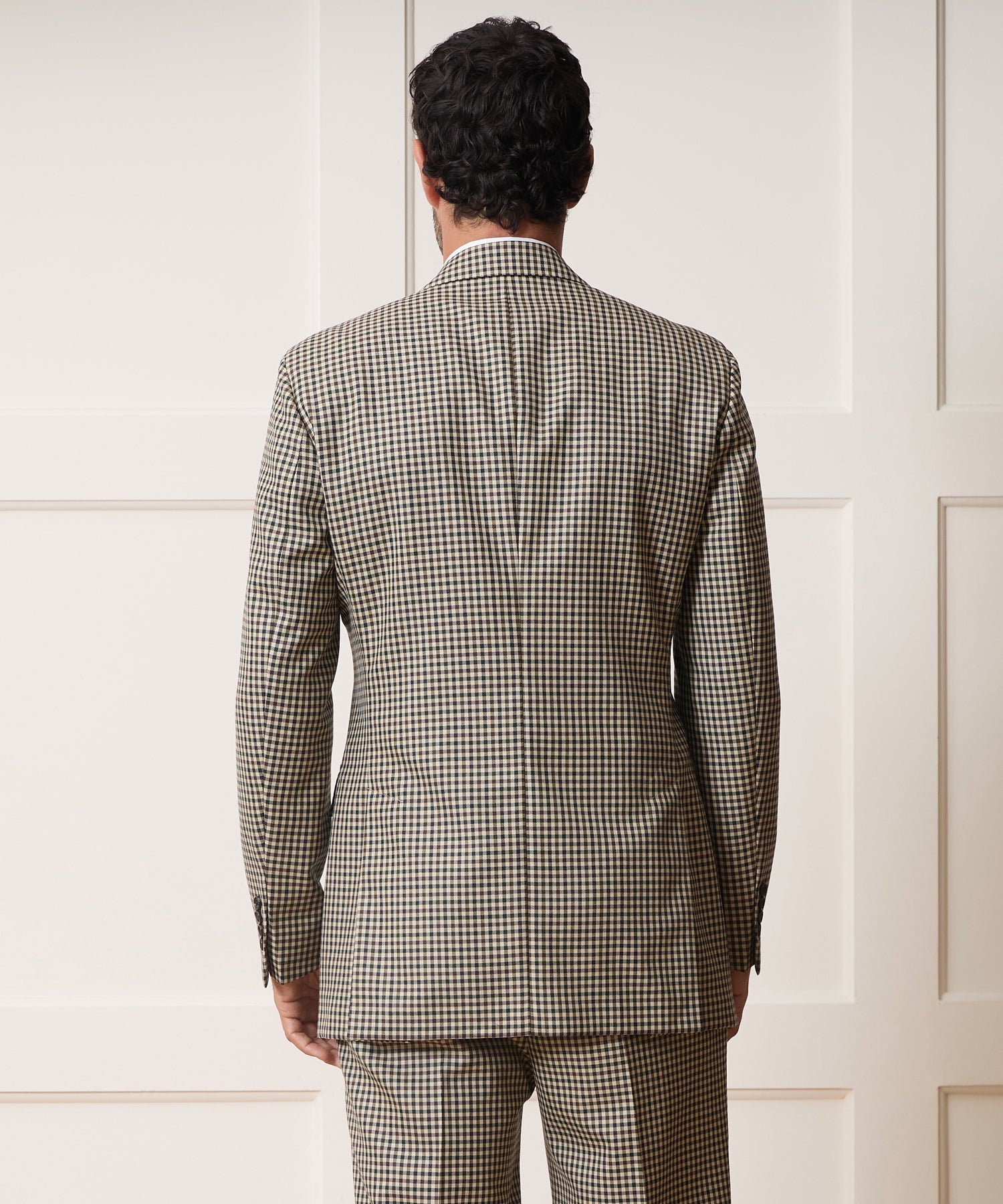 Italian Wool Gingham Wythe Jacket