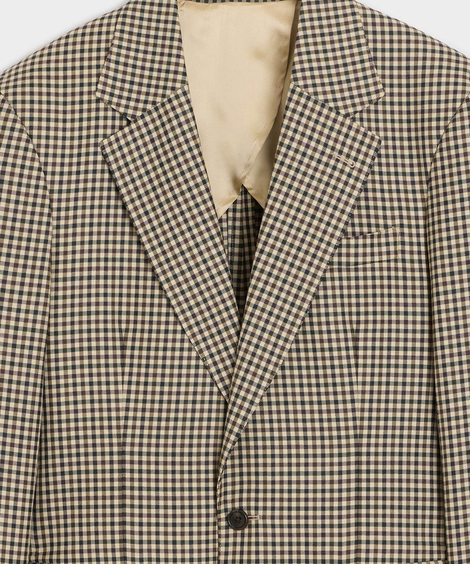 Italian Wool Gingham Wythe Jacket