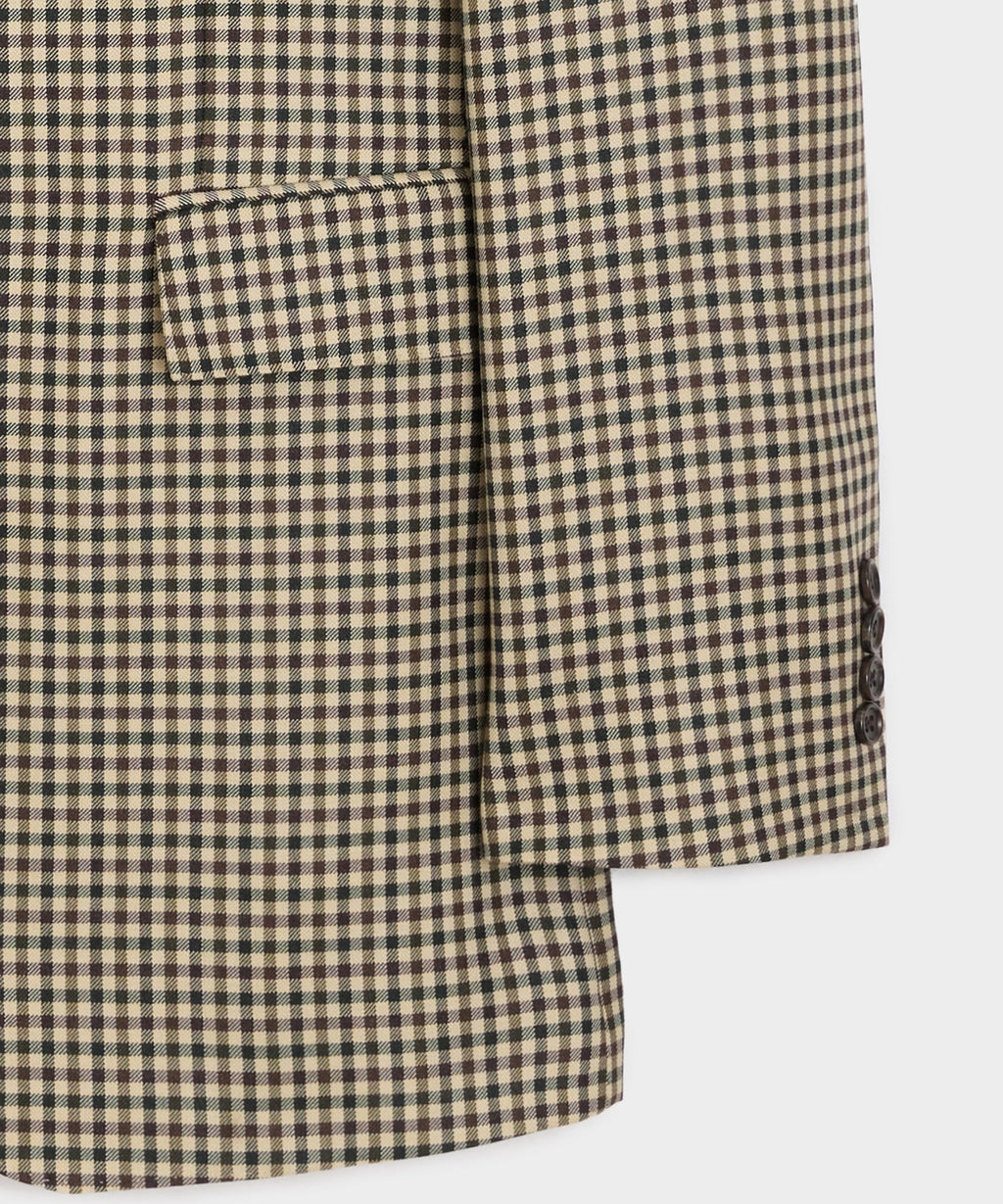 Italian Wool Gingham Wythe Jacket
