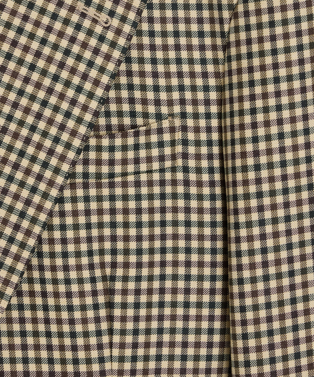 Italian Wool Gingham Wythe Jacket