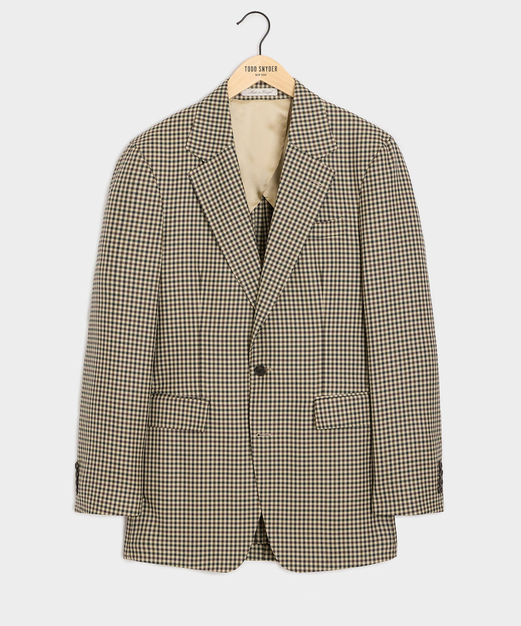 Italian Wool Gingham Wythe Jacket