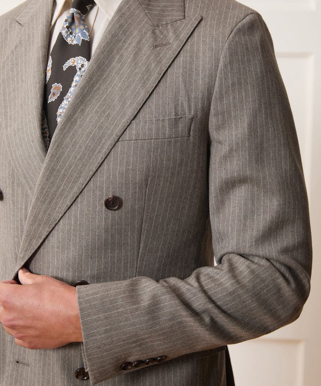Portugese Flannel Double-Breasted Wythe Jacket