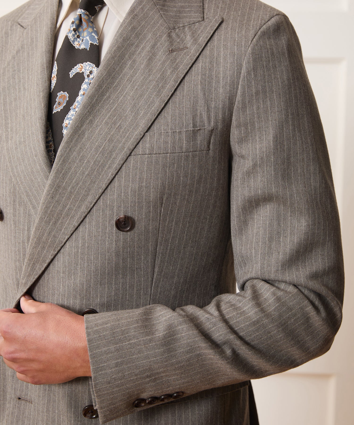 Portugese Flannel Double-Breasted Wythe Jacket