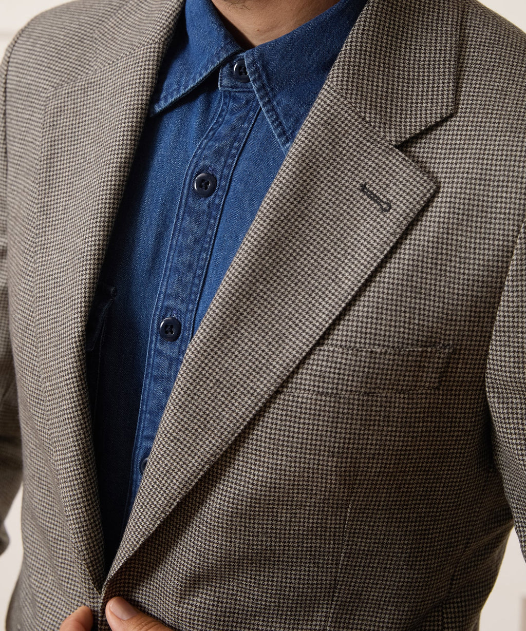 Italian Flannel Houndstooth Sutton Suit