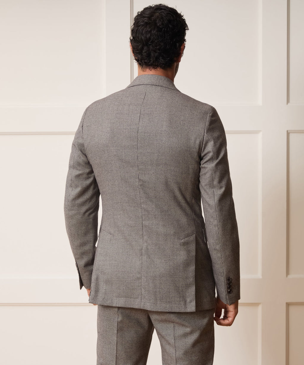 Italian Flannel Houndstooth Sutton Suit