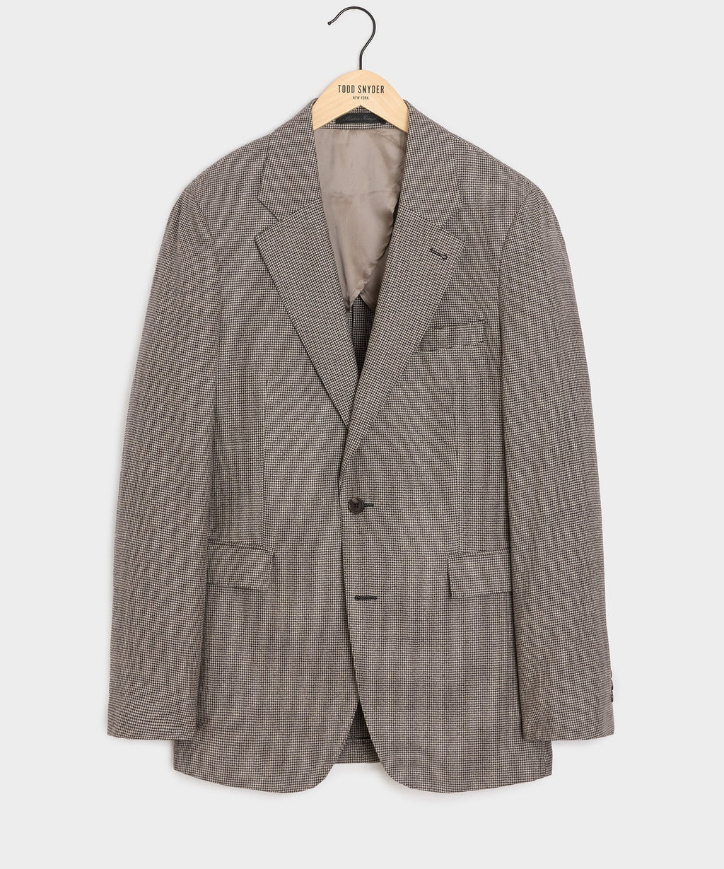 Italian Flannel Houndstooth Sutton Jacket