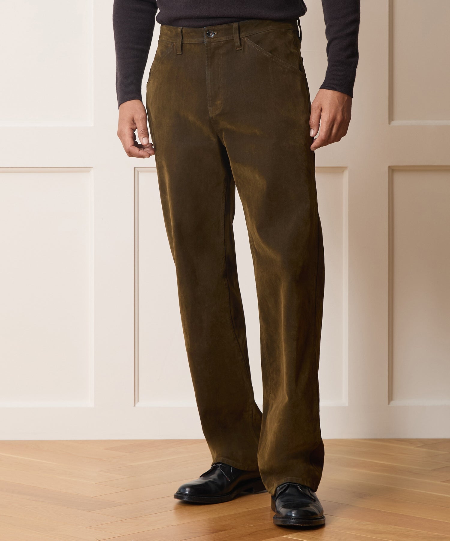 Flocked Denim Welder Pant