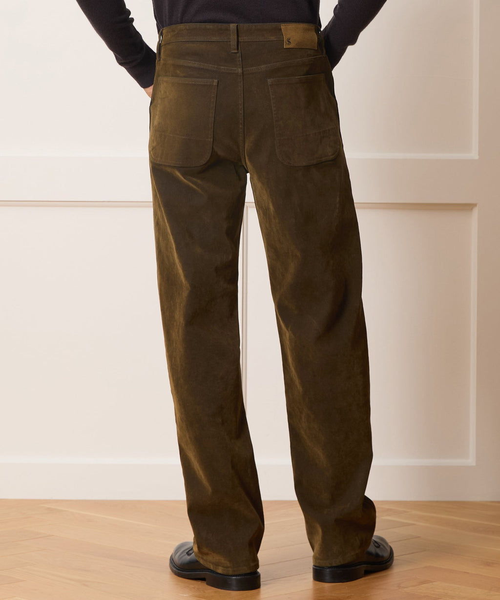 Flocked Denim Welder Pant