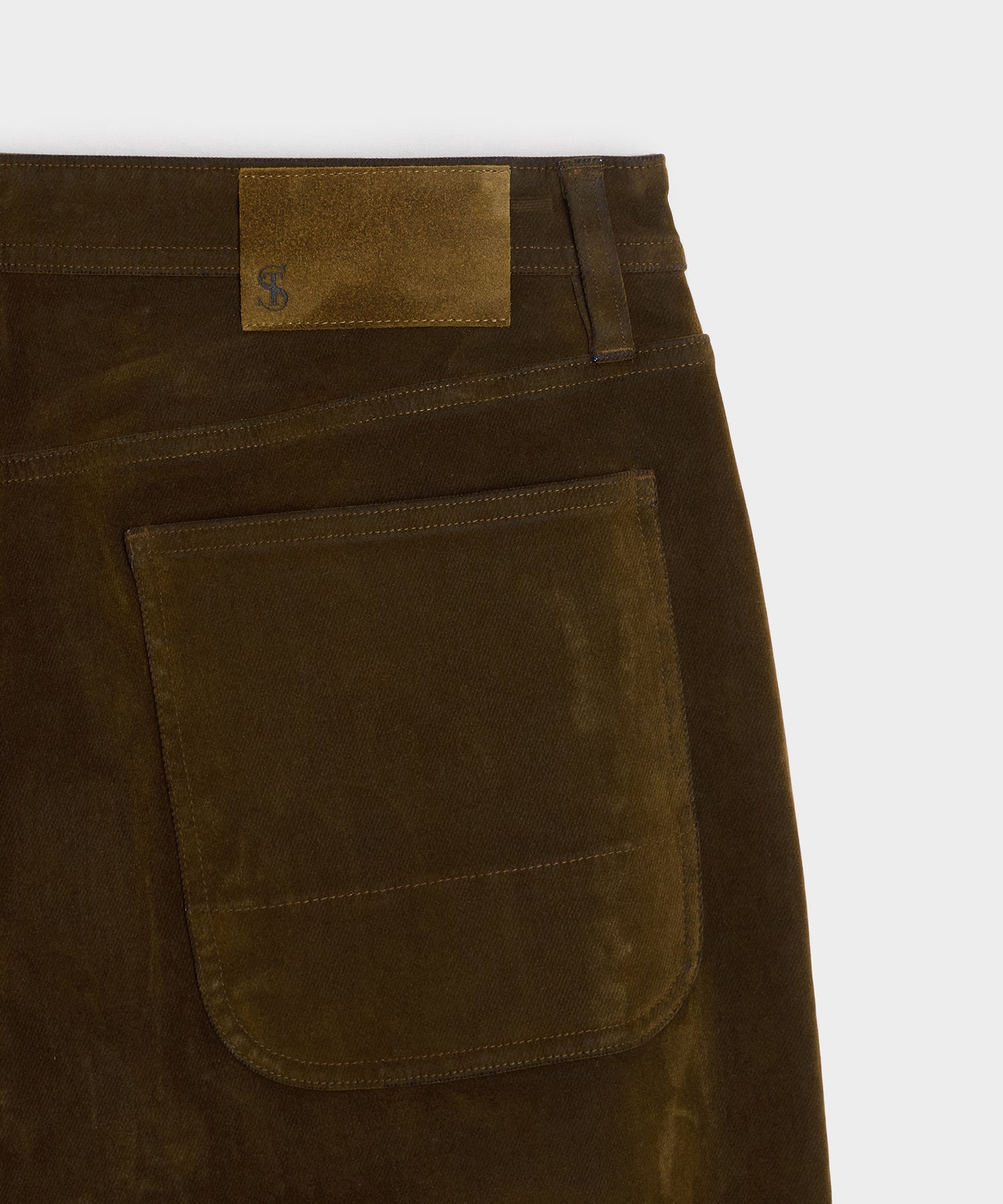 Flocked Denim Welder Pant