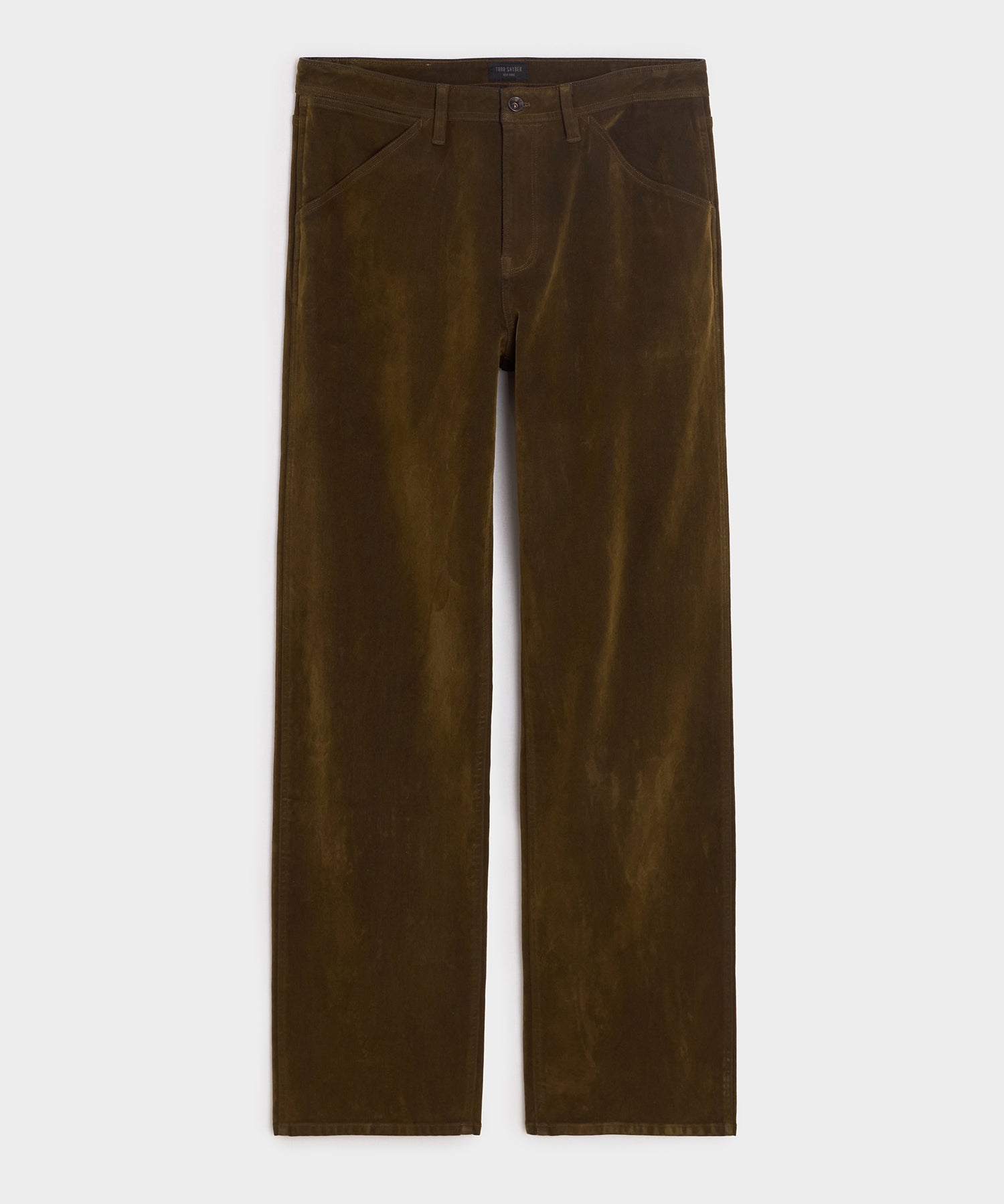 Flocked Denim Welder Pant