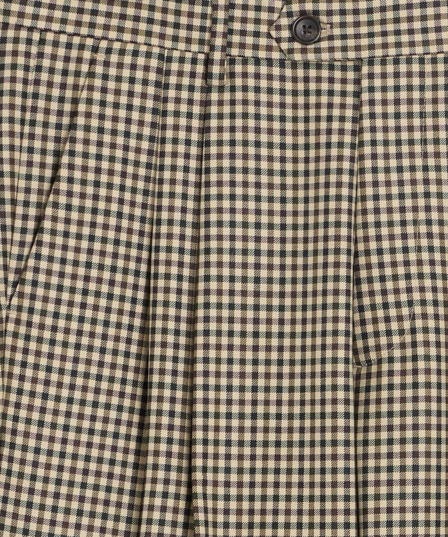 Italian Wool Gingham Wythe Trouser