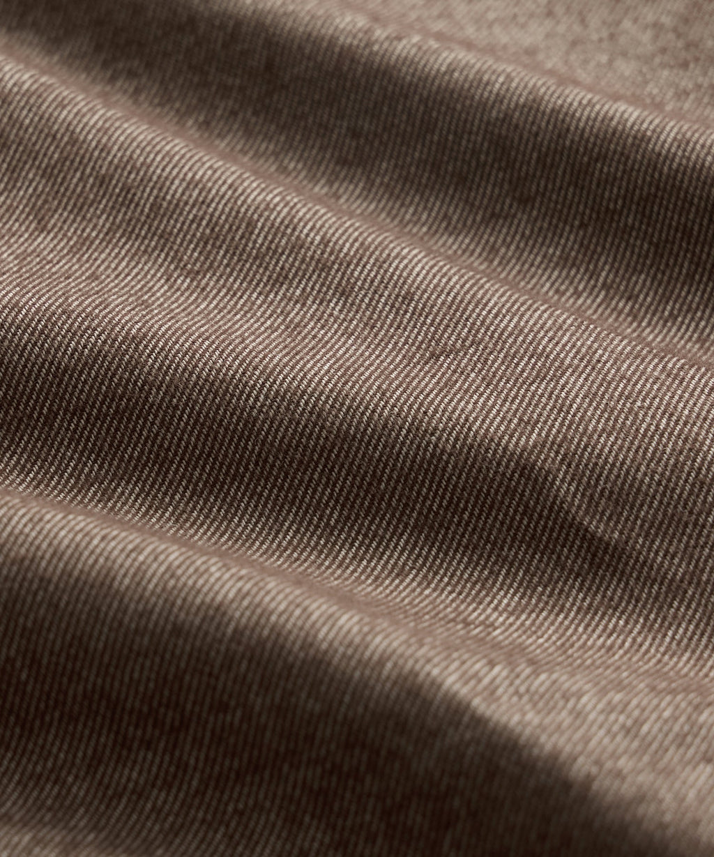 Italian Heathered Cotton Side Tab Trouser