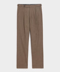 Italian Heathered Cotton Side Tab Trouser